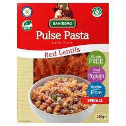 RED LENTILS SPIRALS PULSE PASTA 250GM