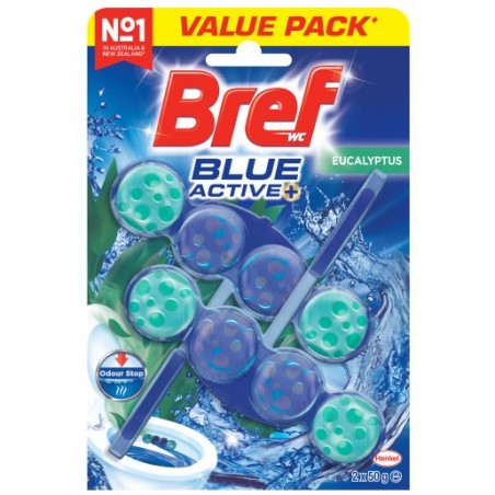 BLUE ACTIVE EUCALYPTUS TOILET CLEANER 2X50GM