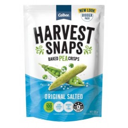 HARVEST SNAPS PEA ORIGINAL SALTED 120GM