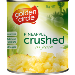 CRUSHED PINEAPPLE IN JUICE AU 3KG