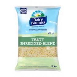 SHREDDED TASTY CHEDDAR CHEESE 2KG