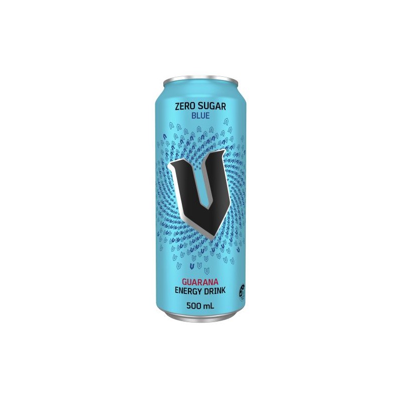 V ENERGY DRINK BLUE SUGAR FREE CAN 500ML V ENERGY DRINK BLUE SUGAR FREE CAN 500ML