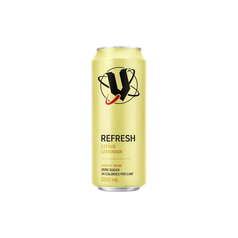 V ENERGY DRINK CITRUS LEMONADE CAN 500ML V ENERGY DRINK CITRUS LEMONADE CAN 500ML