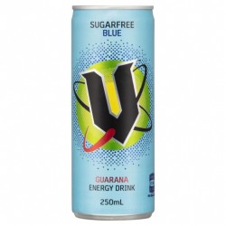 V ENERGY BLUE SUGAR FREE DRINK 250ML