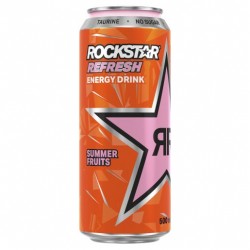 ROCKSTAR REFRESH SUMMER FRUITS ENERGY DRINK 500ML