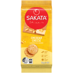CHEESE CHEDDAR RICE CRACKERS 90GM