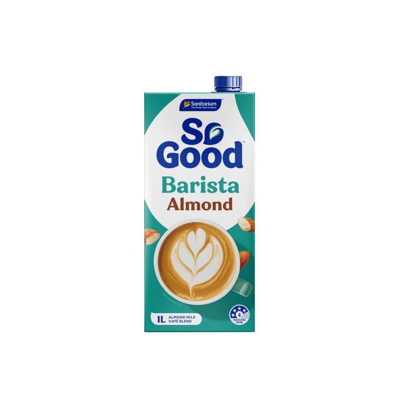SO GOOD ALMOND MILK BARISTA UHT 1L SO GOOD ALMOND MILK BARISTA UHT 1L