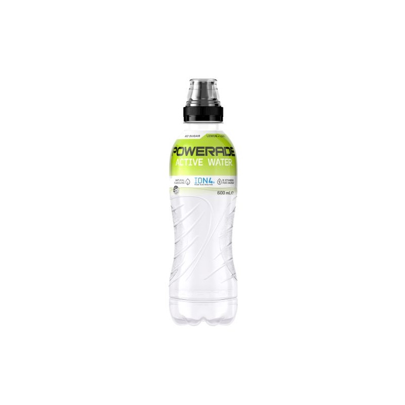 POWERADE LEMON LIME ACTIVE WATER SPORTS DRINK 600ML POWERADE LEMON LIME ACTIVE WATER SPORTS DRINK 600ML