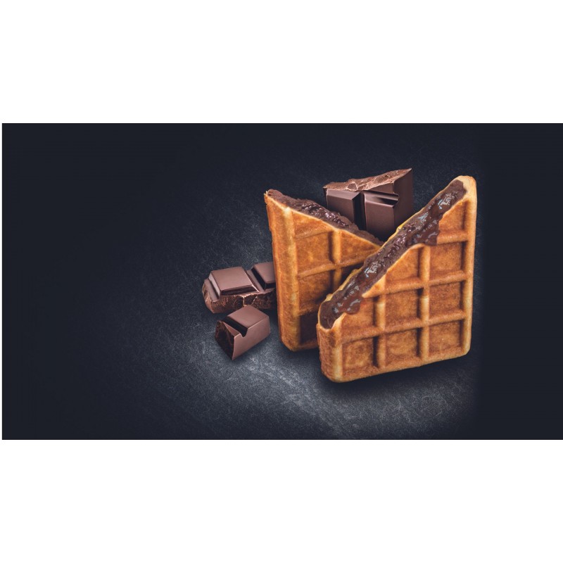 WAFFLES BELGIAN CHOCOLATE 48X80G WAFFLES BELGIAN CHOCOLATE 48X80G