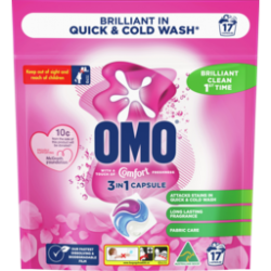 TOUCH OF COMFORT MCGRATH FOUNDTION LAUNDRY CAPSULES 17S