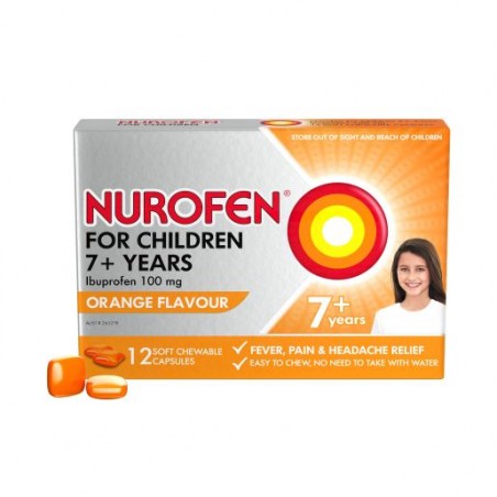 NUROFEN CHILDREN MEDICAMENTS 7+ 12S
