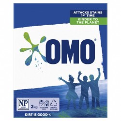 FRONT & TOP ACTIVE LAUNDRY POWDER 2KG