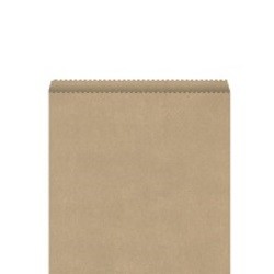 2 SQUARE PLAIN BROWN PAPER BAG 200X200MM 1000S