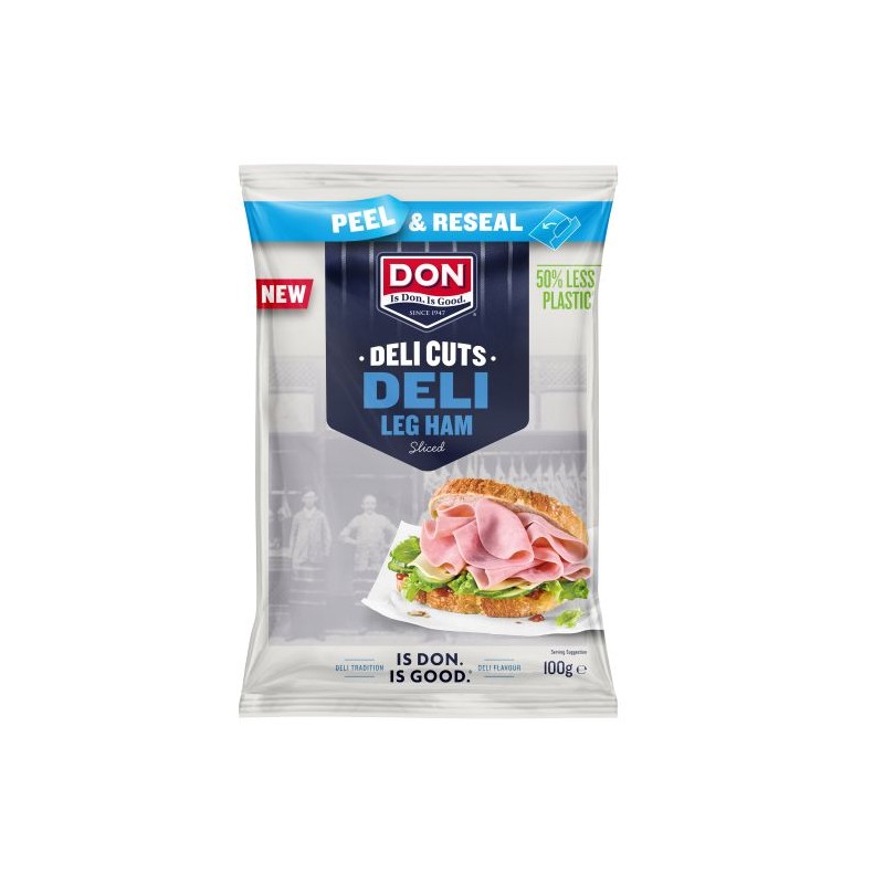 DELI CUTS SLICED LEG HAM 100GM DELI CUTS SLICED LEG HAM 100GM