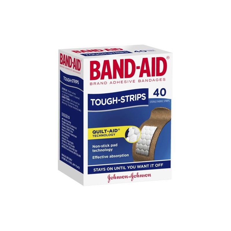 REGULAR TOUGH STRIP BANDAID 40S REGULAR TOUGH STRIP BANDAID 40S