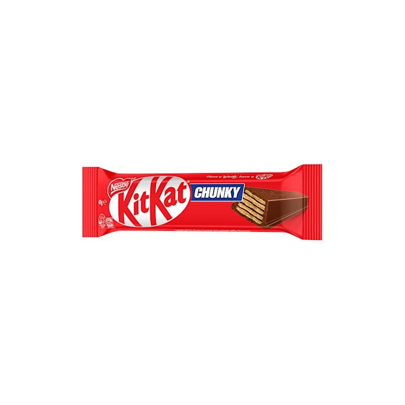 KIT KAT CHUNKY CHOCOLATE BAR 48GM KIT KAT CHUNKY CHOCOLATE BAR 48GM