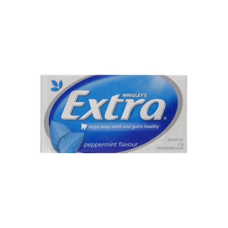EXTRA PEPPERMINT ENVELOPE PACK SINGLE 27GM EXTRA PEPPERMINT ENVELOPE PACK SINGLE 27GM