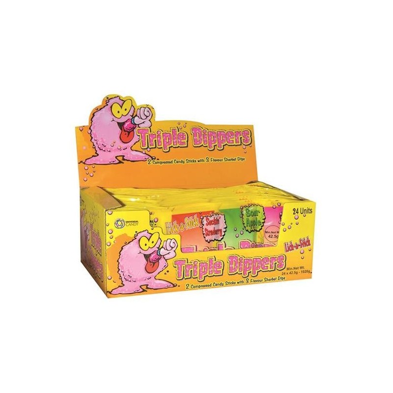 TRIPLE DIPPERS SHERBERT 42.5GM TRIPLE DIPPERS SHERBERT 42.5GM