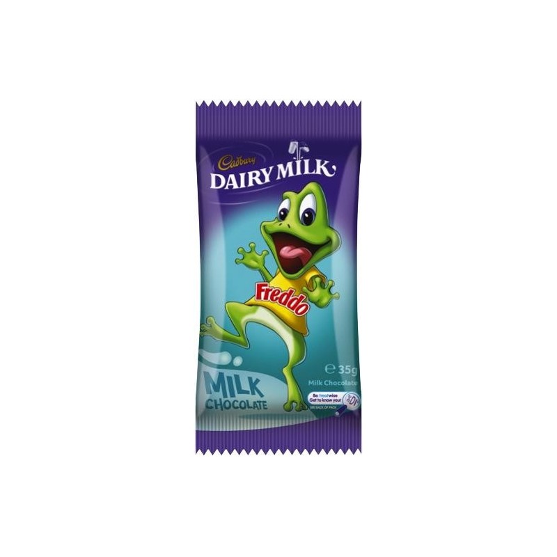 CADBURY FREDDO FROG GIANT DAIRY MILK CHOCOLATE 35GM CADBURY FREDDO FROG GIANT DAIRY MILK CHOCOLATE 35GM