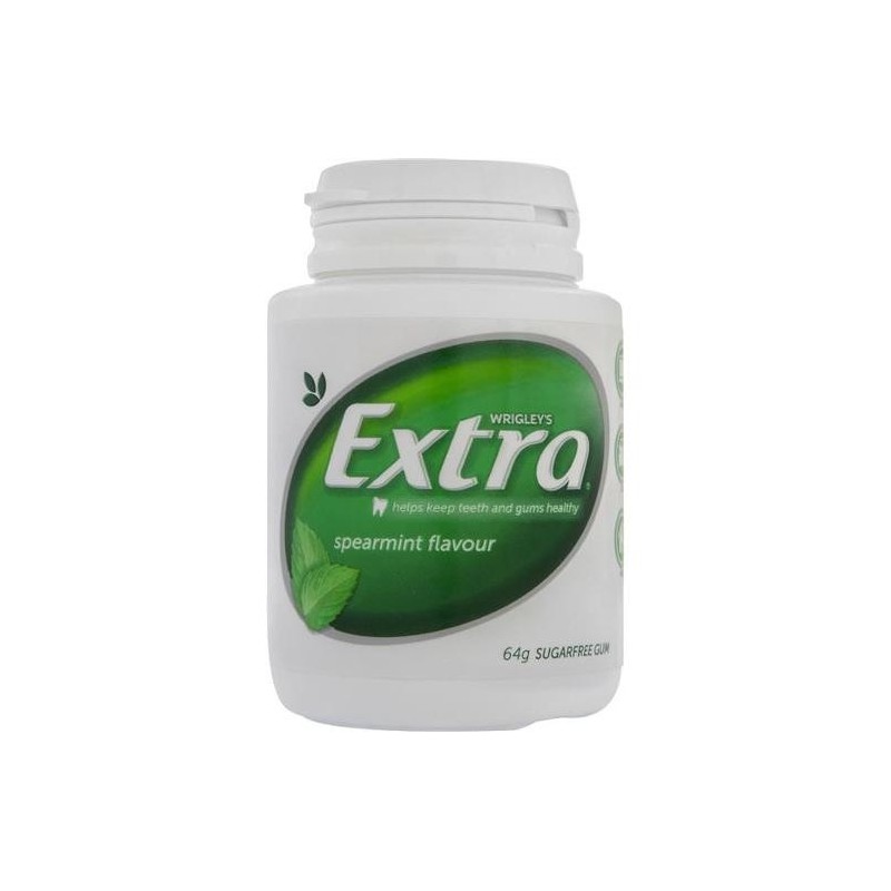 EXTRA SPEARMINT 46 PIECE PELLET BOX 64GM EXTRA SPEARMINT 46 PIECE PELLET BOX 64GM