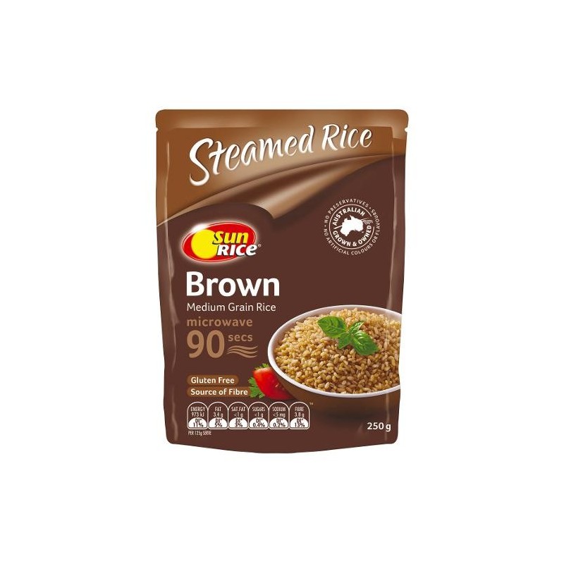 9 SECOND BROWN MEDIUM GRAIN RICE 250GM 9 SECOND BROWN MEDIUM GRAIN RICE 250GM