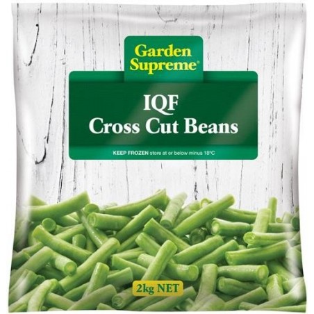 X CUT BEANS INDIVIDUALLY QUICK FROZEN 2KG
