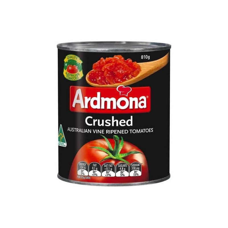 TOMATOES CRUSHED 810GM TOMATOES CRUSHED 810GM