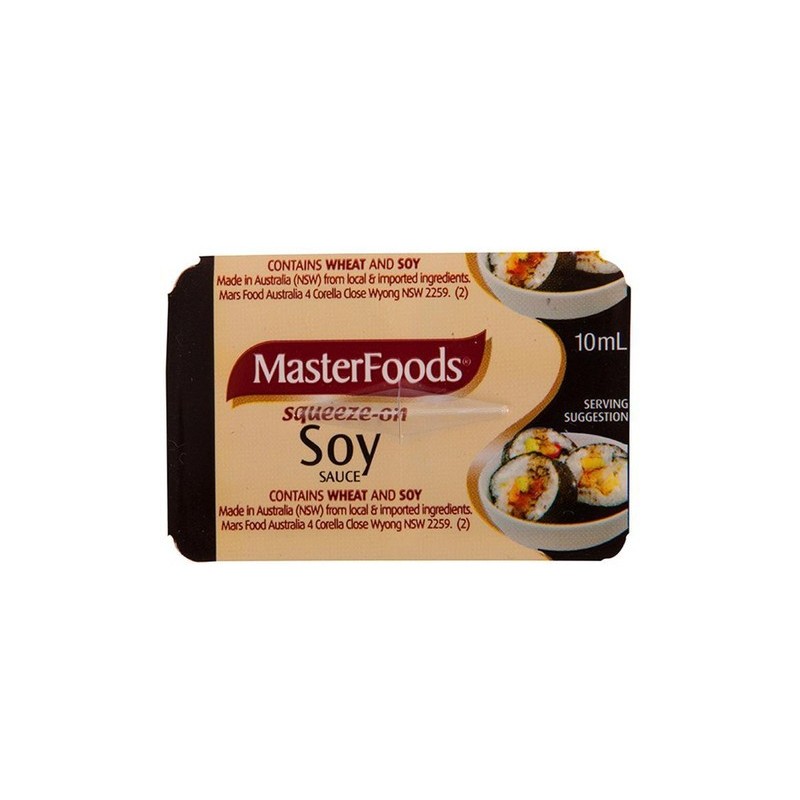 SOY SAUCE PORTIONS 10GM SOY SAUCE PORTIONS 10GM