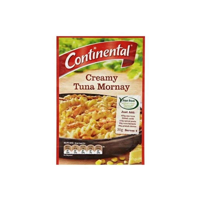CREAMY TUNA MORNAY RECIPE BASE 30G CREAMY TUNA MORNAY RECIPE BASE 30G