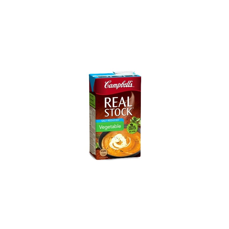 REAL SALT REDUCED VEGETABLE STOCK 1L REAL SALT REDUCED VEGETABLE STOCK 1L