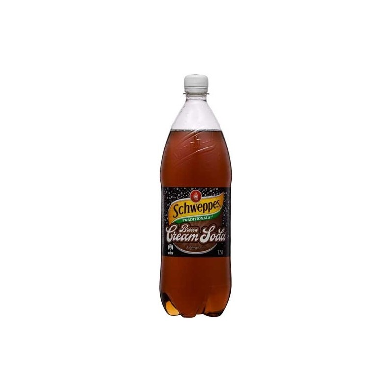 BROWN CREAMY SODA TRADITIONAL SOFT DRINK 1.25L BROWN CREAMY SODA TRADITIONAL SOFT DRINK 1.25L