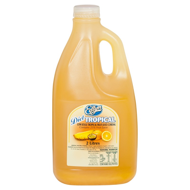 TROPICAL DIET CORDIAL 2L TROPICAL DIET CORDIAL 2L