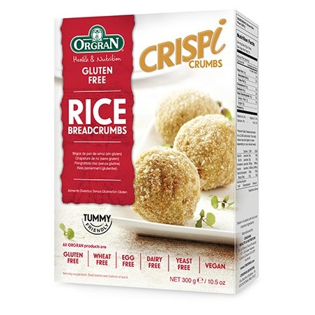 ORGRAN G/FREE ALL PURPSE RICE BREADCRUMBS 300G