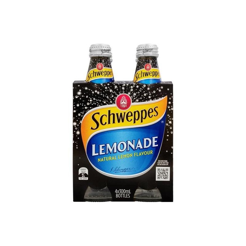 LEMONADE GLASS BOTTLES 4X300ML LEMONADE GLASS BOTTLES 4X300ML