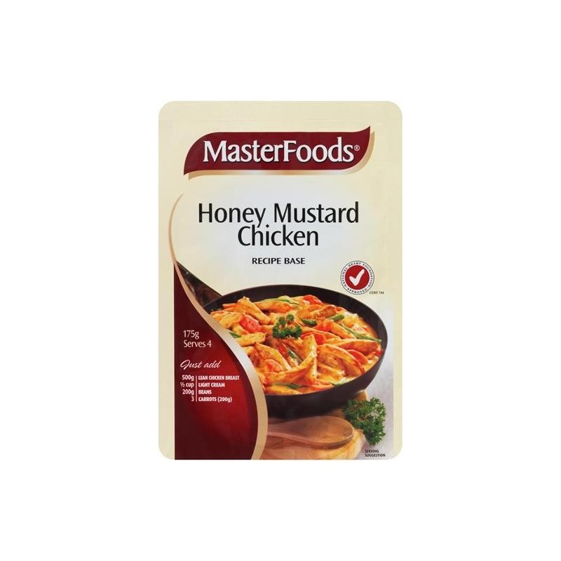 CHICKEN AND HONEY MUSTARD RECIPE BASE 175G CHICKEN AND HONEY MUSTARD RECIPE BASE 175G