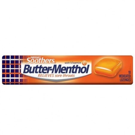 BUTTER MENTHOL MEDICATED LOZENGES STICK 40GM