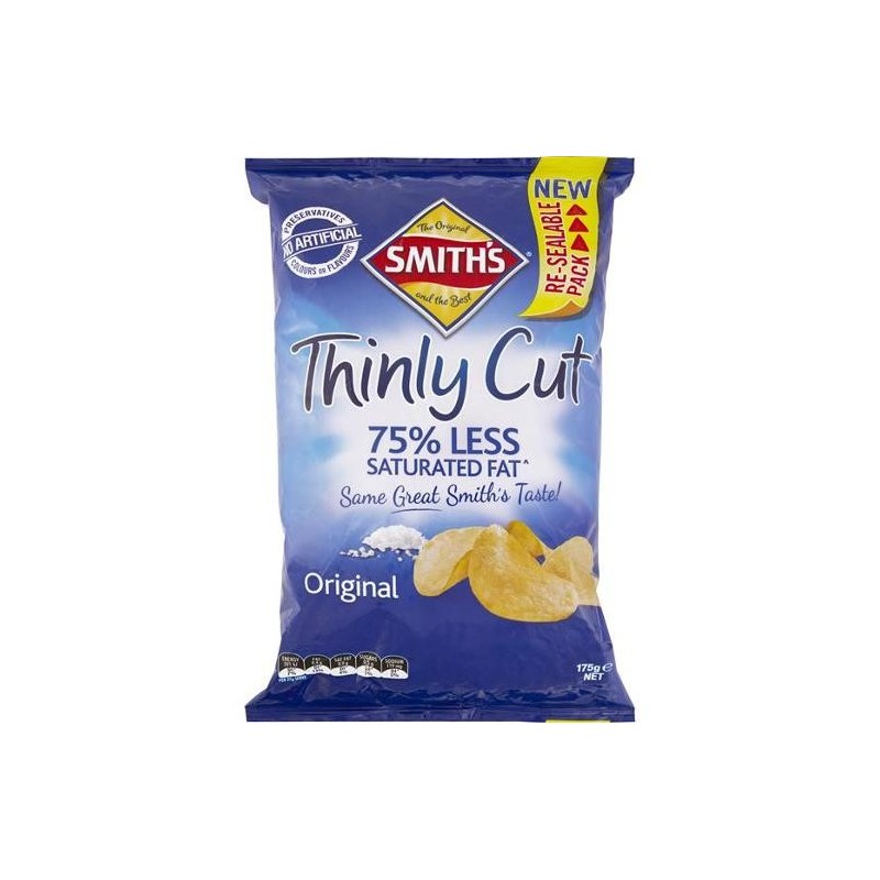 ORIGINAL THINLY POTATO CHIPS 175GM ORIGINAL THINLY POTATO CHIPS 175GM