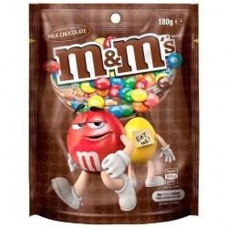 M&M'S PLAIN MILK CHOC 180GM