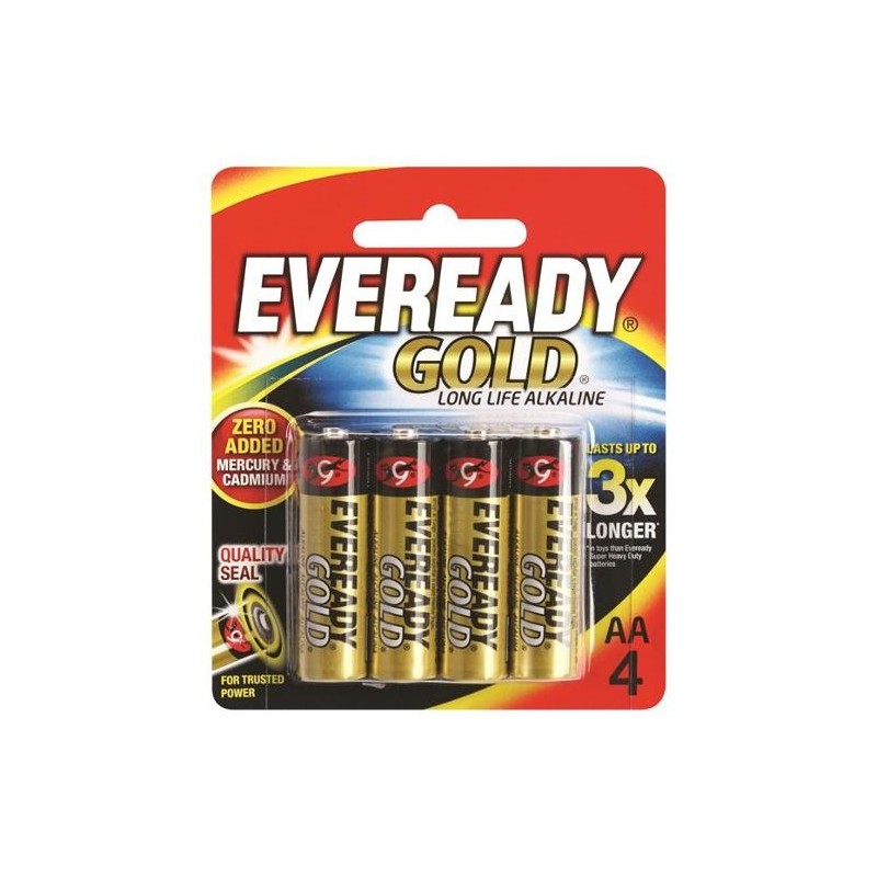 GOLD AA BATTERY 4PK GOLD AA BATTERY 4PK