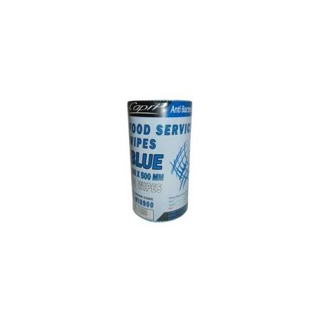 HEAVY DUTY FOOD SERVICE BLUE WIPES 500MM