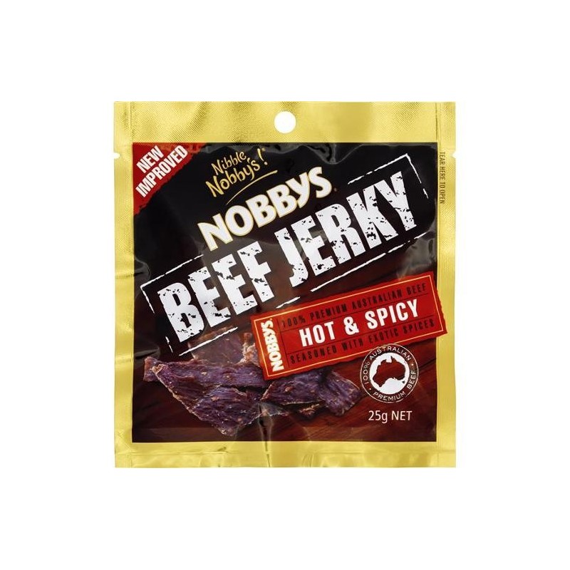 HOT AND SPICY BEEF JERKY 25GM HOT AND SPICY BEEF JERKY 25GM