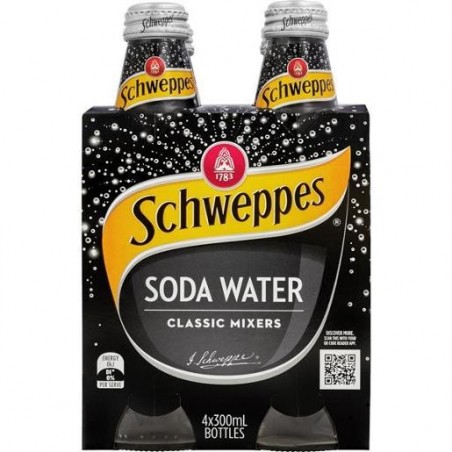 SODA WATER 4X300ML