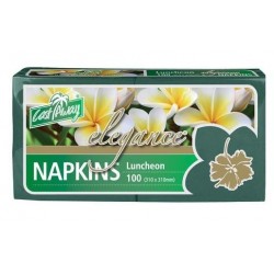 ELEGANT PINE GREEN LUNCH NAPKINS 100S