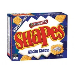 SHAPES SNACKS NACHO CHEESE 160GM