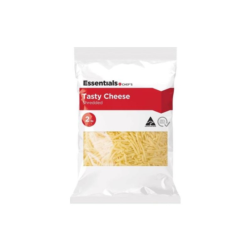 SHREDDED TASTY CHEESE 2KG SHREDDED TASTY CHEESE 2KG