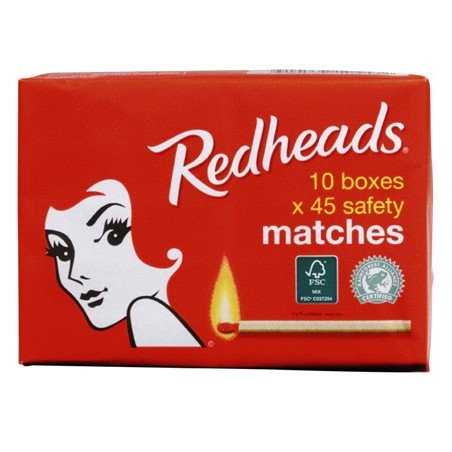 SAFETY MATCHES 10X45'S