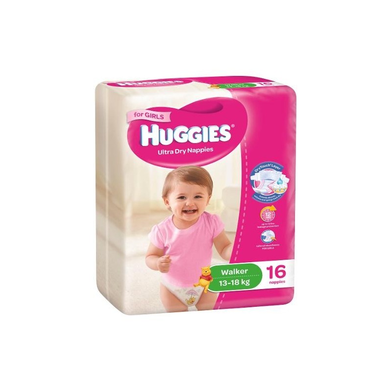WALKER GIRL NAPPIES 16'S WALKER GIRL NAPPIES 16'S