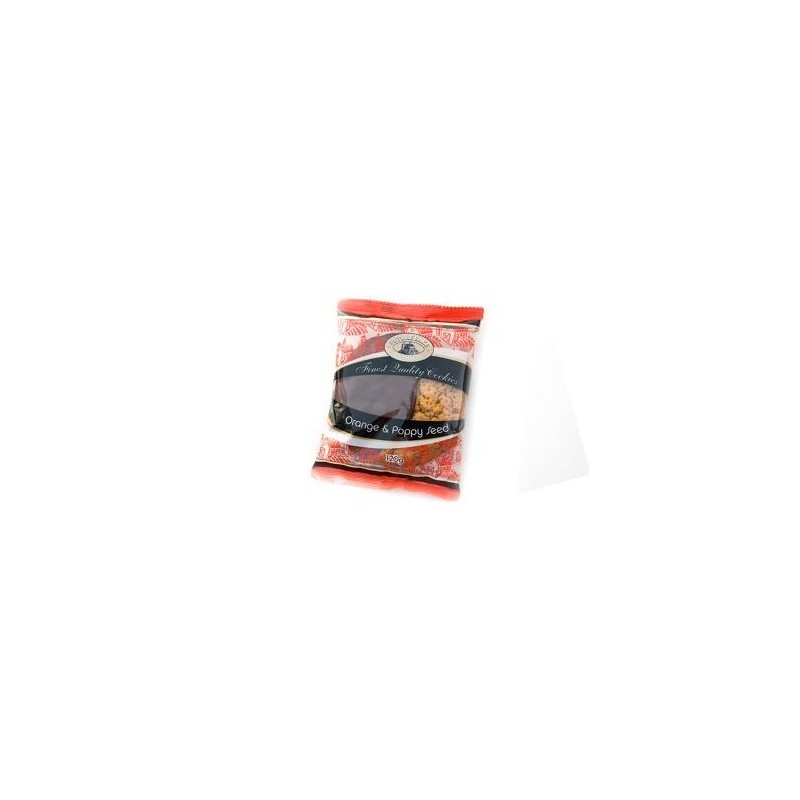 ORANGE & POPPYSEED COOKIE 120GM ORANGE & POPPYSEED COOKIE 120GM