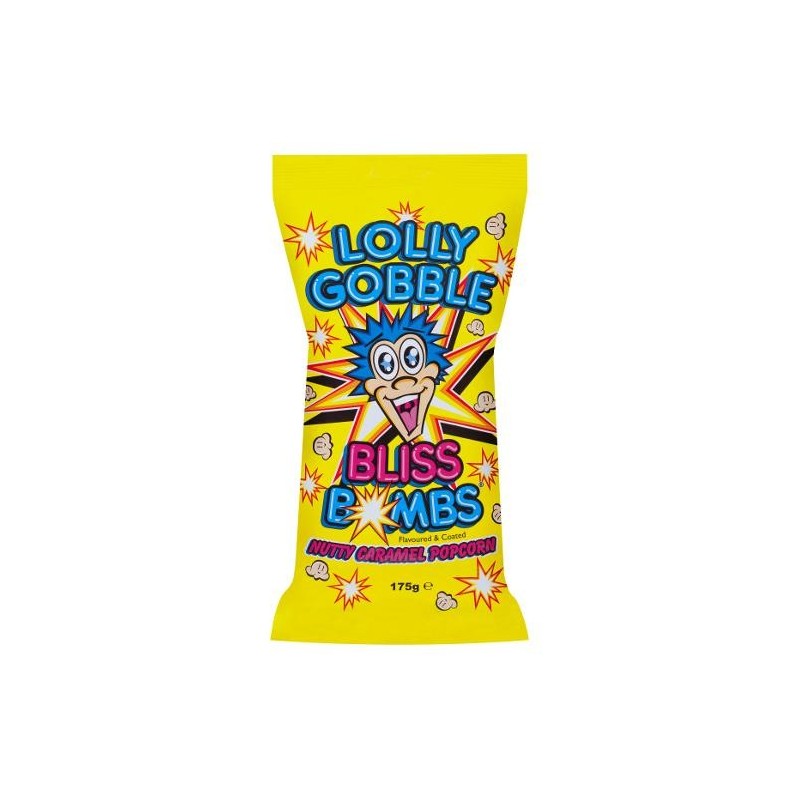 BLISS BOMBS NUTTY CARAMEL POPCORN 175G BLISS BOMBS NUTTY CARAMEL POPCORN 175G