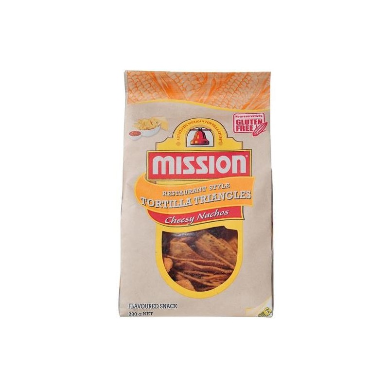 CHEESY NACHOS CORN CHIPS 230GM CHEESY NACHOS CORN CHIPS 230GM